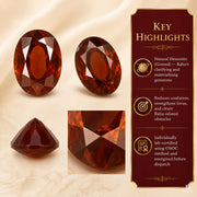 Natural Gemstone Hessonite (Gomed) thumbnail 4