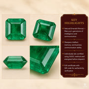 Natural Gemstone Emerald (Panna) thumbnail 4