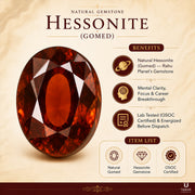 Natural Gemstone Hessonite (Gomed) thumbnail 5
