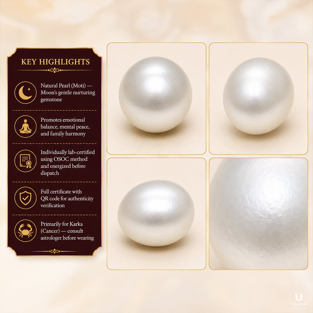 Natural Gemstone Pearl (Moti)