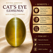 Natural Gemstone Cat's Eye (Lehsunia) thumbnail 5