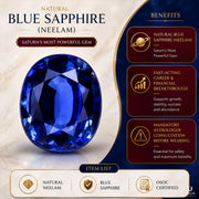 Natural Gemstone Blue Sapphire (Neelam) thumbnail 5