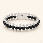 Silver Plated Karungali Bracelet thumbnail 2