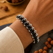 Silver Plated Karungali Bracelet thumbnail 3