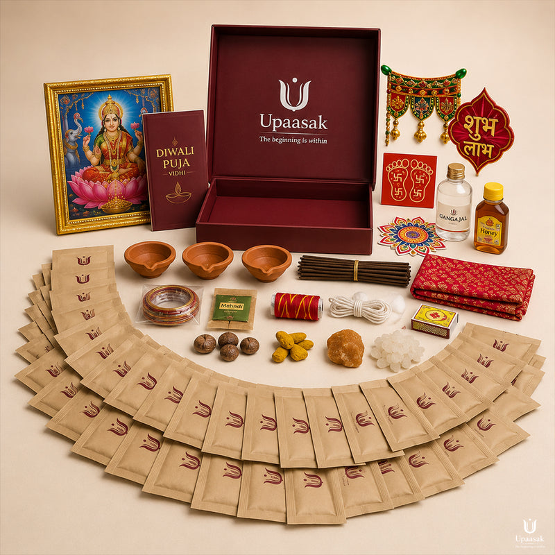 Diwali Pooja Kit - 36 Items Puja Samagri