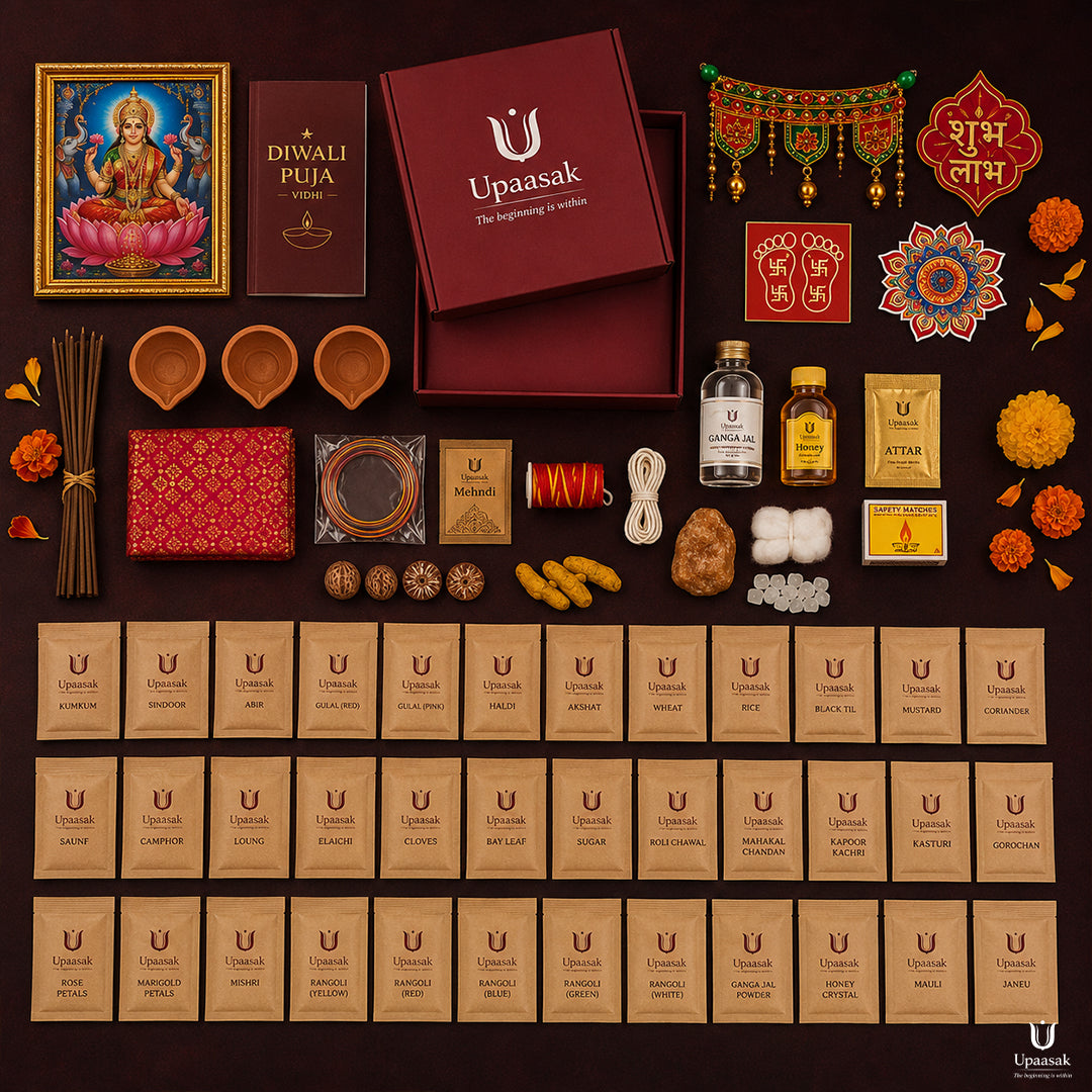 Diwali Pooja Kit - 36 Items Puja Samagri