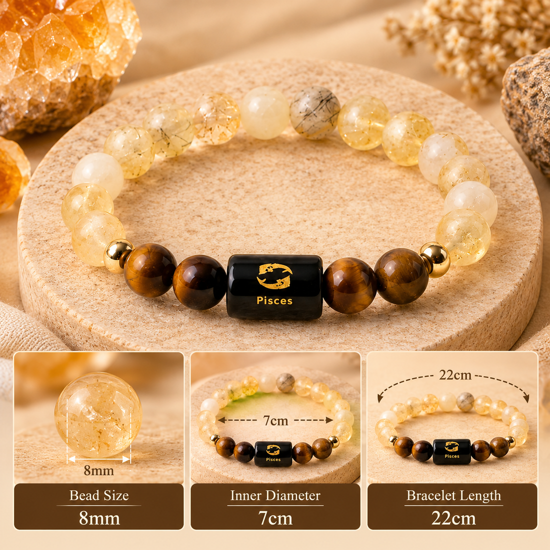 Meen-मीन Rashi Bracelet (Pisces)