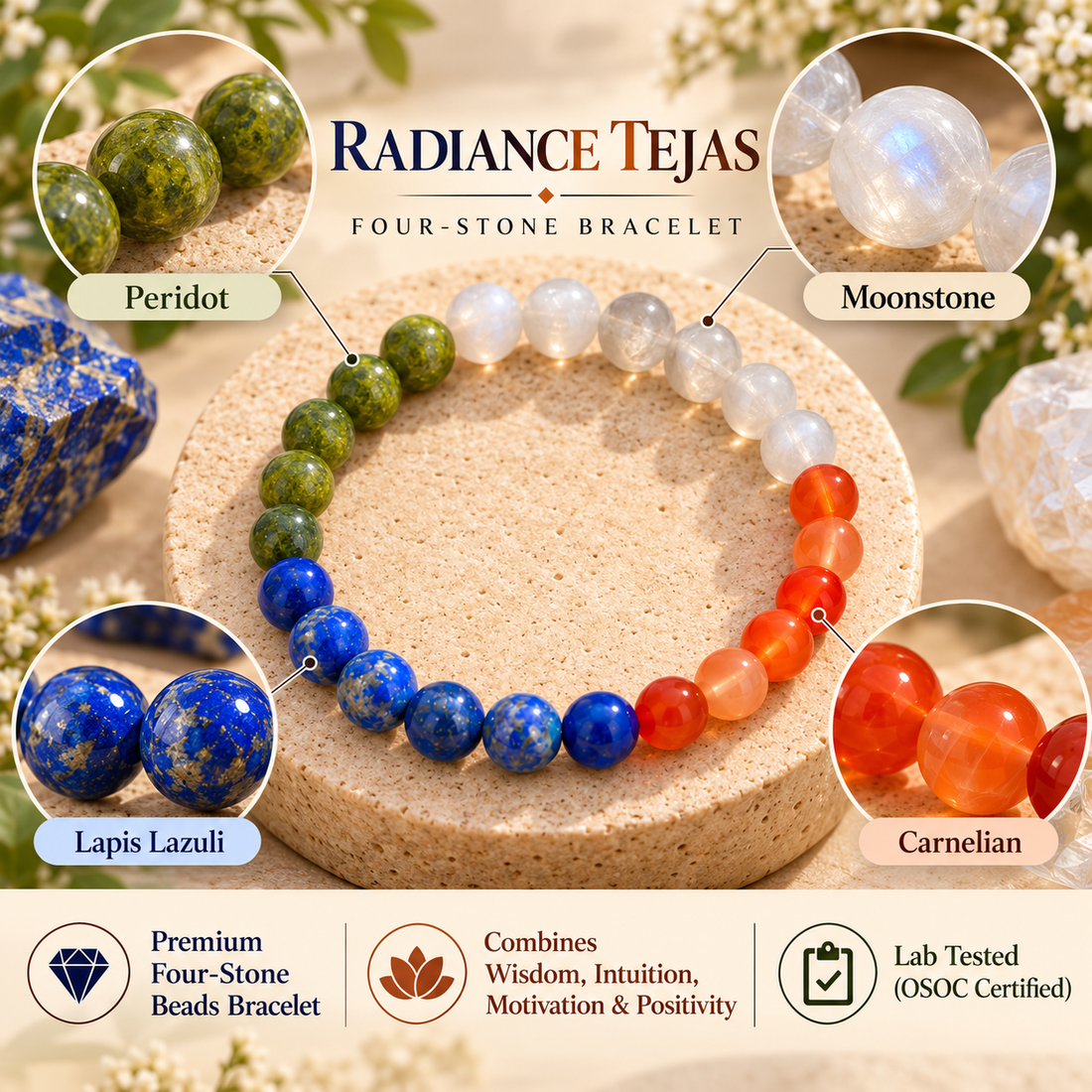Tejas Bracelet (Inner Power & Positive Energy)