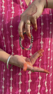 Balance Seven Chakra Bracelet (Natural Beads) video thumbnail 2